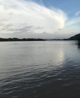 Water Passing Through Lake LBJ